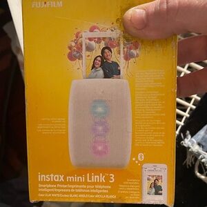 Fujifilm Instax Mini Link 3 in Cream and Multicolor